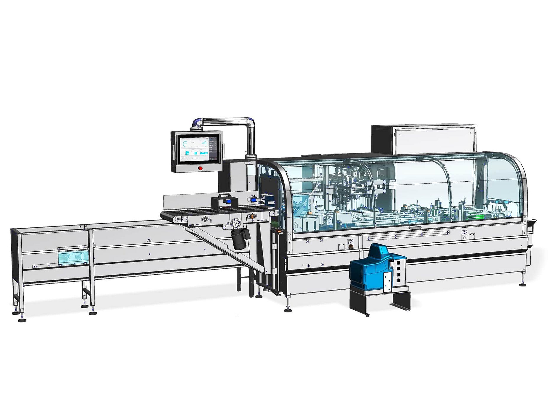 3D Darstellung von Kartoniermaschine CMH-I