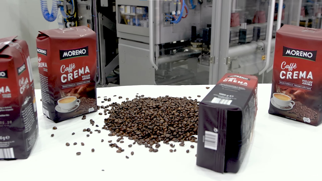 Vorschaubild SBS 250 Twin verpackt Kaffeebohnen