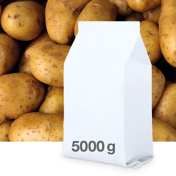 Frische Kartoffeln in 5000g Beutel verpacken